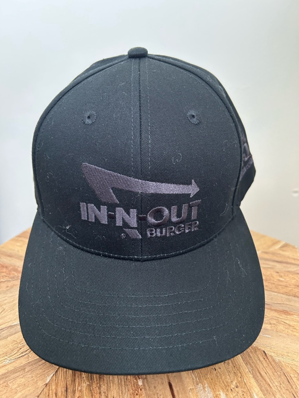 In-N-Out Burger Black Logo Snapback Hat